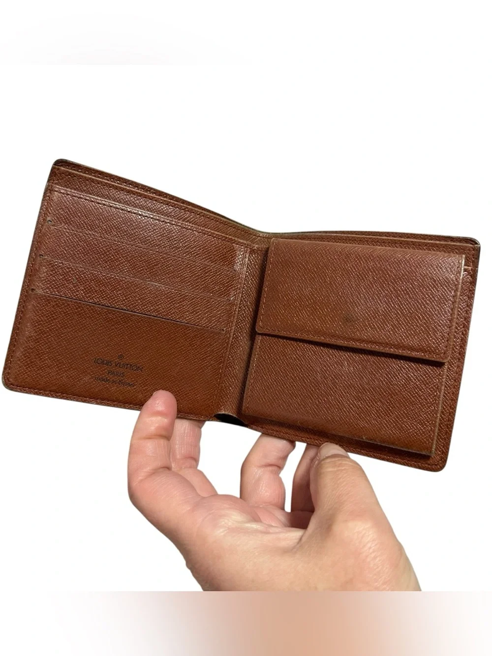 Louis Vuitton Monogram Leather Marco Bifold Men’s Wallet with Box